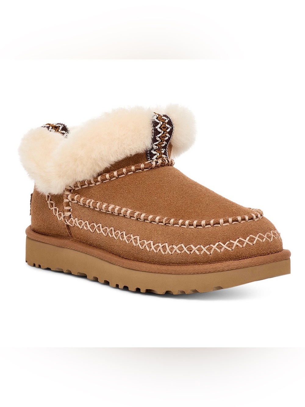 UGG Women's Classic Ultra Mini Alpine Boots Chestnut Size 6